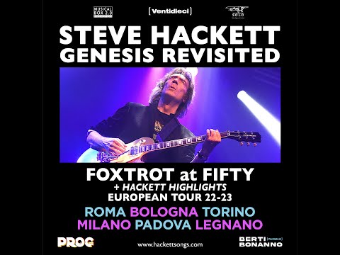 Videomessaggio di Steve Hackett per Prog Italia - 8/11/22