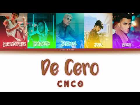 De Cero | CNCO | Color Coded Lyrics