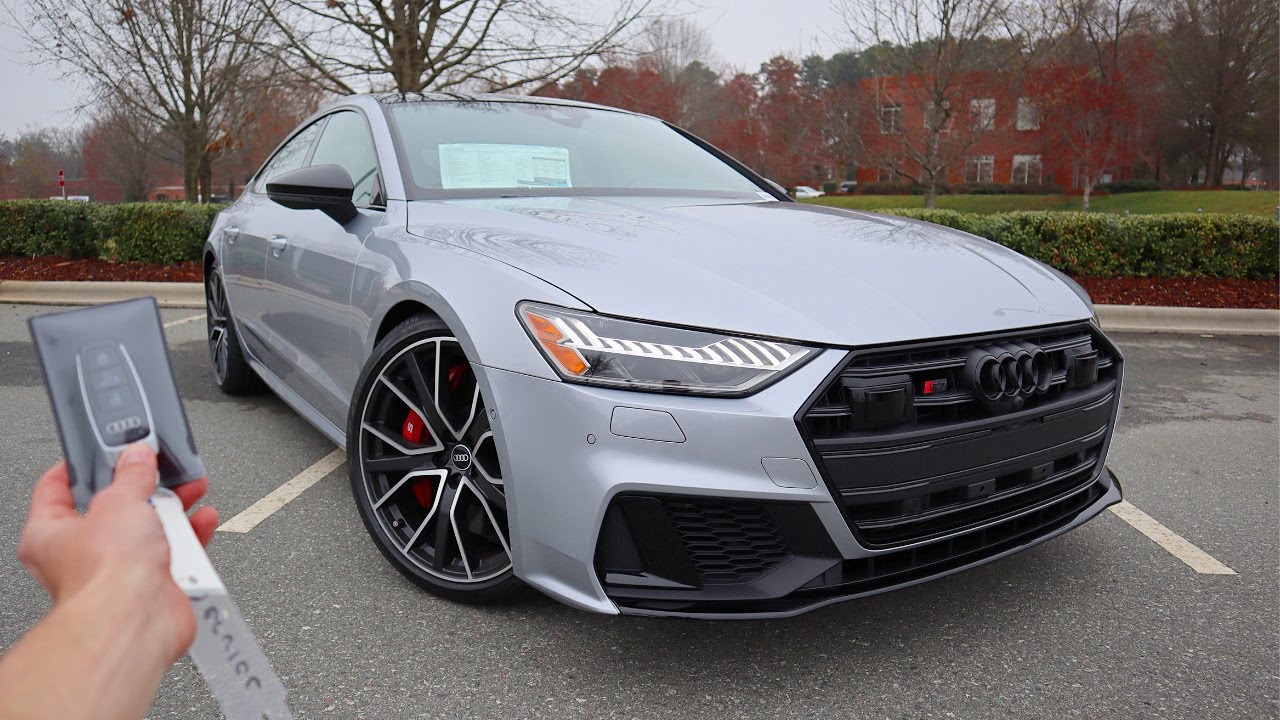 2021 Audi S7 Sportback: Start Up, Exhaust, Test Drive and ...