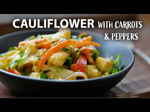 Easy CAULIFLOWER RECIPE | Easy Vegetarian and Vegan Recipe