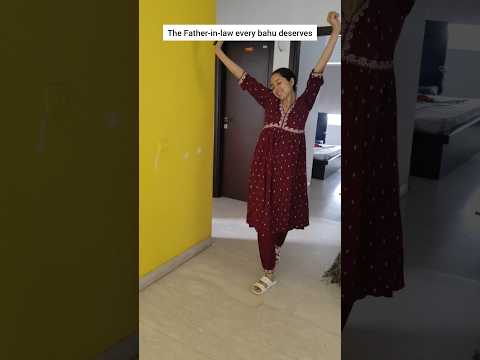 When papaji treats you like his own daughter🙂 #niketimsy #papaji #sasural #fatherdaughter  #bahu