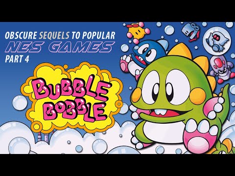 Bubble Bobble and Its Four NES sequels (Nintendo Entertainment System Review)