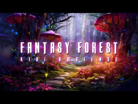 🍄 Mushroom Fantasy Forest - Fantasy Music & Ambience 🧚‍♀️✨ Fall Asleep Fast, Reduce Depression