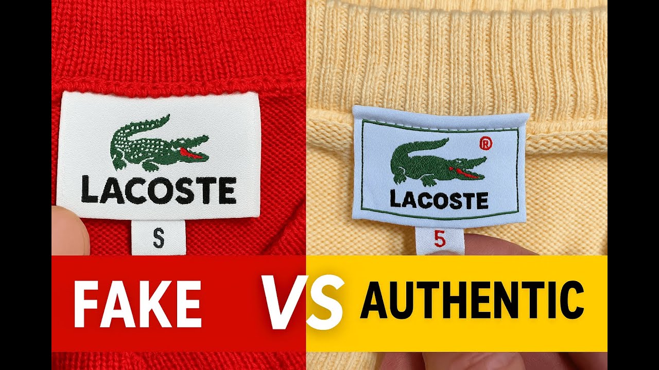 Real vs Fake Lacoste Sweaters: Easy Authentication Tips!