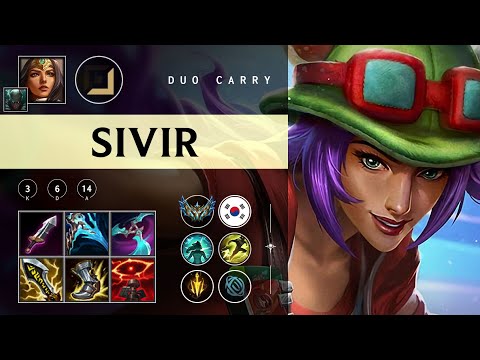 Sivir ADC vs Veigar - KR Challenger Patch 25.24