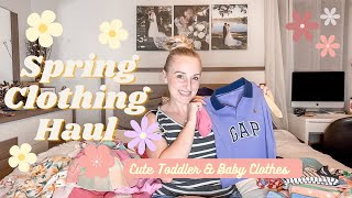 BUDGET FRIENDLY GAP TODDLER/BABY SPRING CLOTHING HAUL | 2023 SPRING SALE
