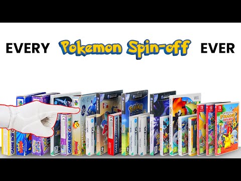 Unboxing Every Pokémon Spin-Off Game Ever (1999-2024)