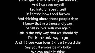 Glee - More than a women - Lyrics