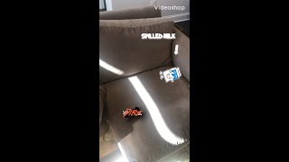Eliminating A lot of DIRT and Dry MILK from this Sofa! | Upholstery Cleaning