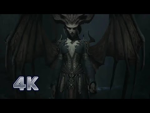 DIABLO 4 - Sacrifice & Hell Takeover - All Lilith Cinematic Scenes [4K]