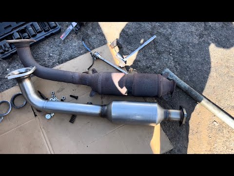 08 Honda CRV catalytic converter replacement.