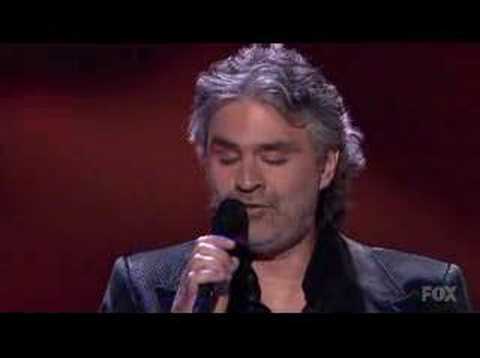Andrea Bocelli on American Idol