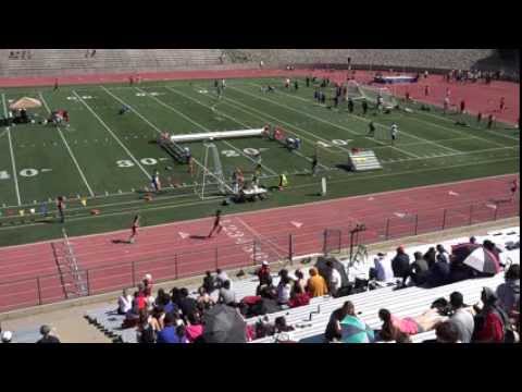 Centennial Invitational Girls 300m Hurdles Section 1