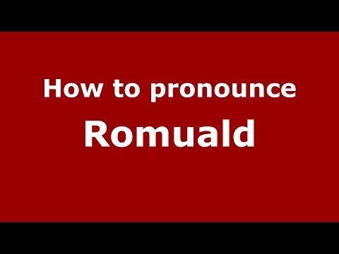 How to pronounce Romuald (Italian/Italy) - PronounceNames.com