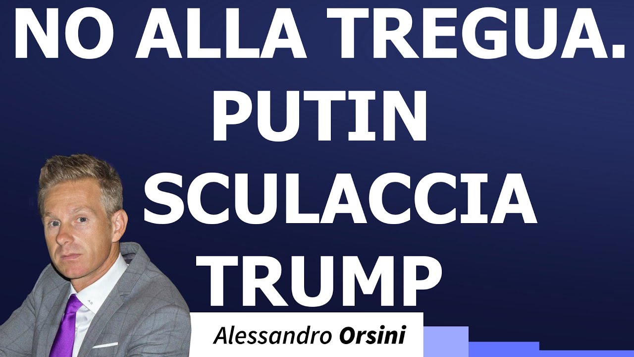 No alla tregua. Putin sculaccia Trump