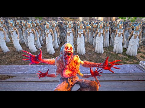 2 Million zombies wants to destroy the small village | Ultimate epic battle simulator 2