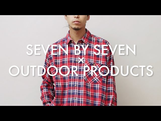 【SEVEN BY SEVEN】SBS×OUTDOOR PRODUCTS / REWORK POCKETABLE SHIRTS