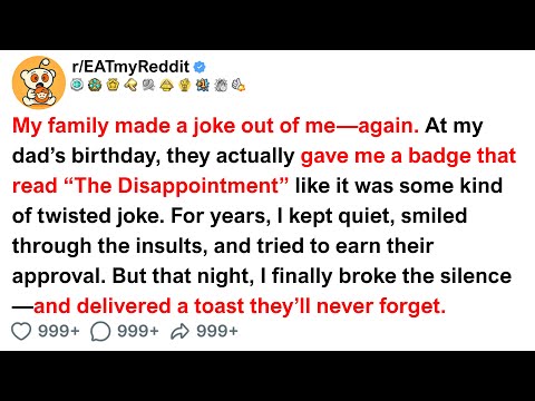They Labeled Me “The Disappointment” at My Dad’s Party… So I Destroyed Them with One Toast