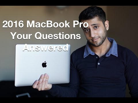 MacBook Pro 2016 with TouchBar: Your Questions Answered