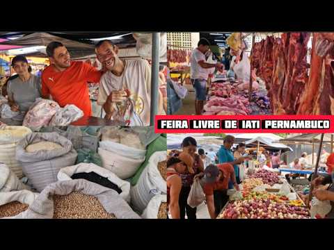 Feira livre de iati pe acontece regularmente as quintas feiras 