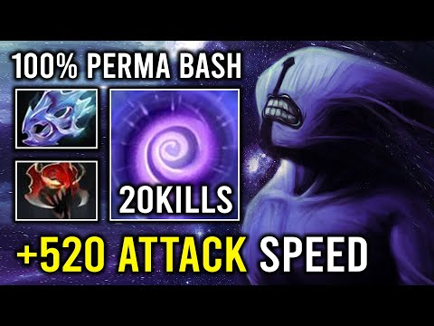 WTF 520 Attack Speed Unlimited Bash First Item Midas Hard Carry Faceless Void Dota 2