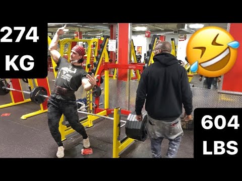 274 KG / 604 LBS Partial DeadLift