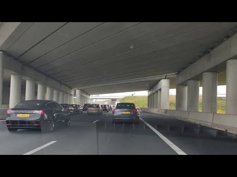 Dashcam Beelden Eemnes: A1 Knooppunt Eemnes ---》 Knooppunt Muiderberg ---》 Knooppunt Diemen.