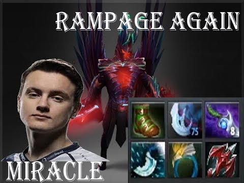 NEW Miracle - Terrorblade Safelane I Rampage!!! DOTA 2 Full Video