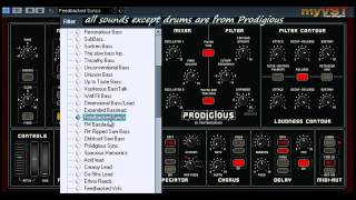 Video thumbnail for Prodigious Synthesizer - Free VST - myVST Demo by myVST