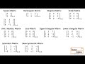 Basics Of Matrices Types Of Matrices Addition Subtraction