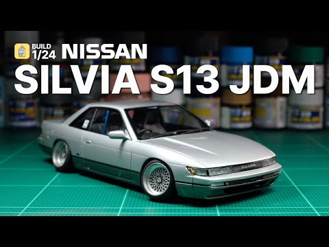 Build 1/24 Tamiya Nissan silvia S13 - SSR jdm old school