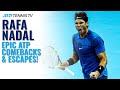 10 EPIC Rafa Nadal ATP Comebacks & Escapes! ?