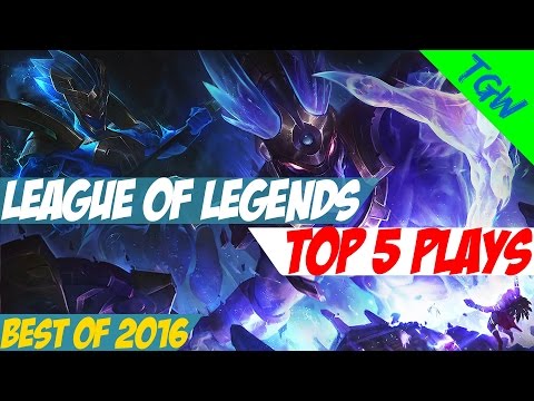 League Of Legends Top 5 Moments - [Best Of 2016]