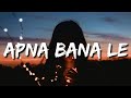 Tu Mera Koyi Na Hoke Bhi Kuchh Laage (Lyrics) Apna Bana Le Piya | Arijit Singh | Varun D, Kriti S