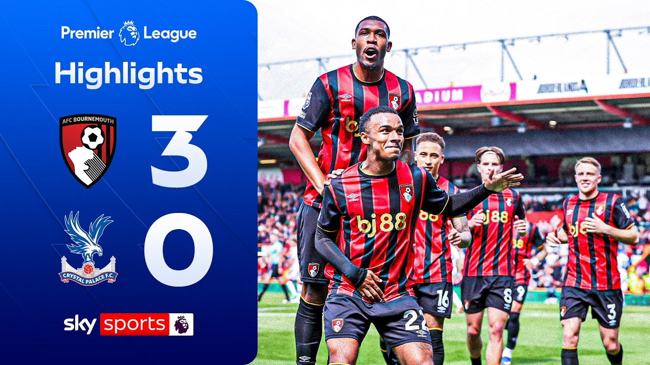 Rayan LEAPS Cherries to Europe spot! 🍒 | Bournemouth 3-0 Crystal Palace | Premier League Highlights