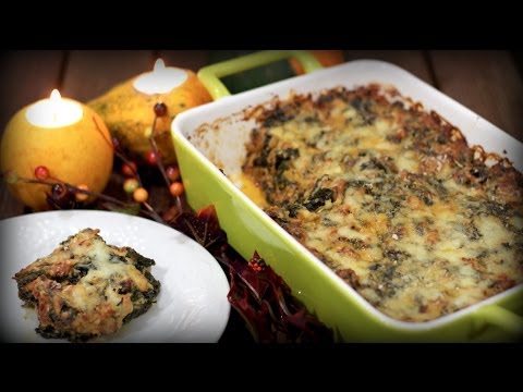 Kale and Sausage Gratin (Thanksgiving Side Dish)