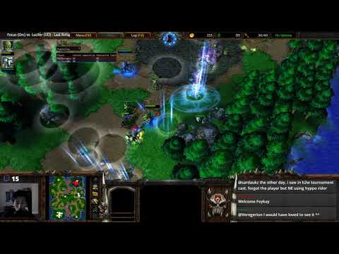 Focus (Orc) vs Lucifer (UD) - Concealed Hill - WC3 - WarCraft 3 - WC2230