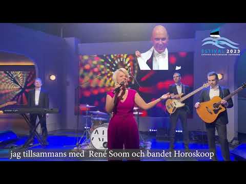 Gerli Padar Parmas, René Soom ja ansambel Horoskoop Estivali 2023 Juubelipeol.