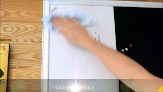 How To RESTORE A Damage Dry Erase Board Whiteboard