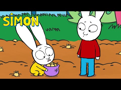 😱 Oh No! Professor Wolf Stole the Seeds! 🌱🐰 Simon | Full episodes Compilation 1hr S4