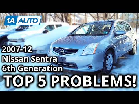 Top 5 Problems Nissan Sentra Sedan 6th Generation 2007-12