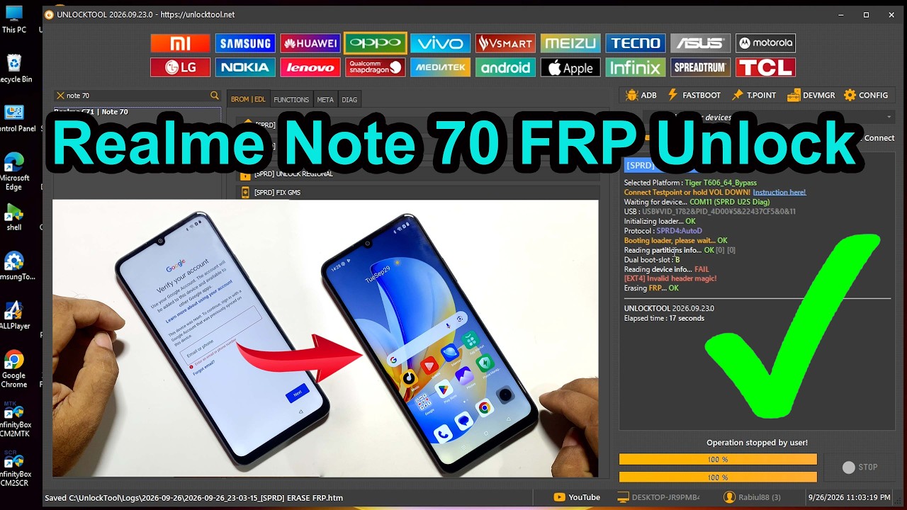 How to Unlock FRP on Realme Note 70 | Realme Note 70 FRP Unlock Tool | Gmail/ Google Lock Remove