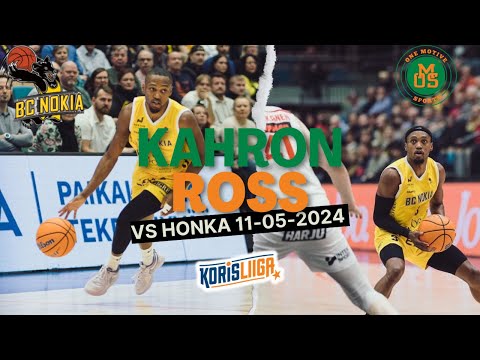 Bc Nokia vs Honka Korisliiga Finland Full Game 11-05-2024 | Kahron Ross