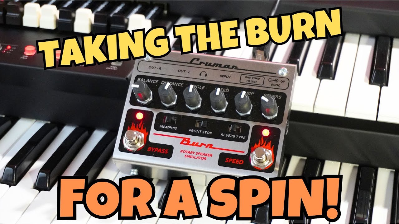 CRUMAR BURN 2025 Rotary Speaker Pedal ft CRUMAR SORRENTO - YouTube