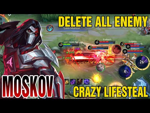 Moskov Full Critical Monster Gold Lane - Build Top 1 Global Moskov - Moskov Best Build 2022