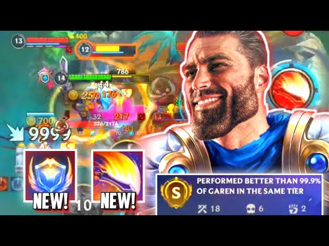 GAREN REWORK Now Finally SPINS 2 WIN!! (Crazy Spin Damage!) Wild Rift