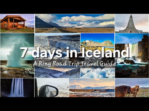 Iceland Ring Road Trip in 7 days | Waterfalls, Volcanoes & Aurora Chase! #icelandtrip  #travelvlog