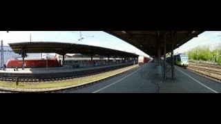 preview picture of video 'treinen, trains, Züge, Osnabrück Hauptbahnhof, Germany,  5-5-2013'