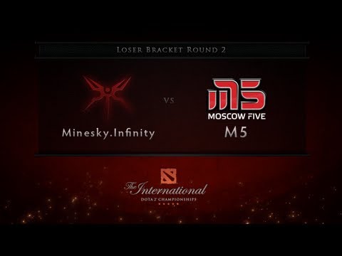 Mineski.Infinity vs M5 - Loser Bracket Round 2 - Dota 2 International - Chinese Commentary