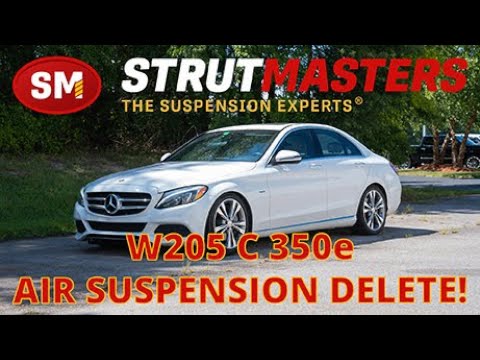 2015-2018 Mercedes-Benz C 350e Rear Suspension Conversion Kit Installation